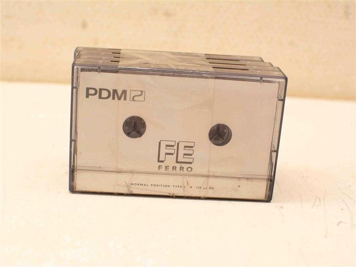 4 PDM cassettebandjes 38655, Cd's en Dvd's, Cassettebandjes, Gebruikt, Overige genres, 1 bandje, Ophalen of Verzenden