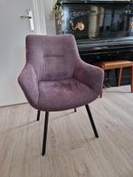 Eetkamerstoel donkerbruin draaistoel, Huis en Inrichting, Stoelen, Ophalen, Bruin, Zo goed als nieuw, Eén