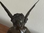 Prachtig bronzen beeld van Vici – Cupido  (Auguste Moreau), Antiek en Kunst, Ophalen of Verzenden, Brons