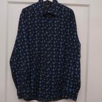 Blauw gebloemd overhemd maat Large merk State of Art, State of Art, Blauw, Ophalen of Verzenden, Zo goed als nieuw