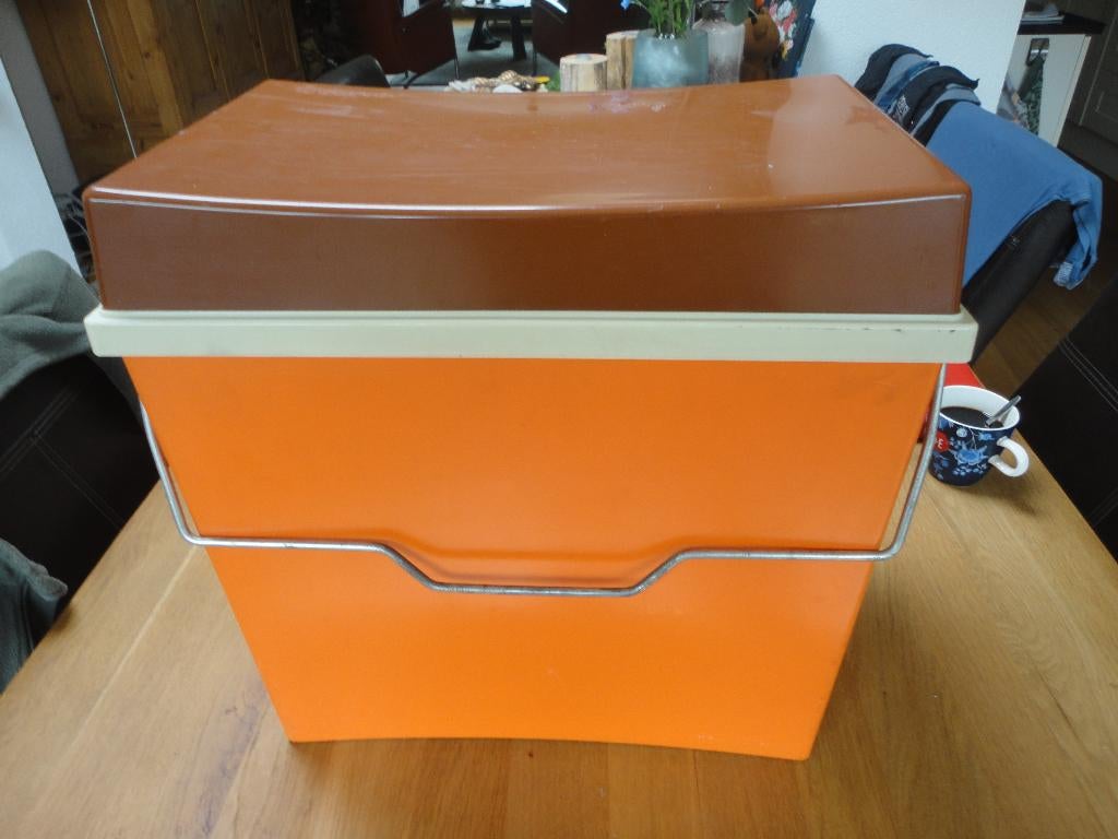 vintage koelbox jaren 70 kleuren, Ophalen of Verzenden, Gebruikt, Koelbox, Koelelement