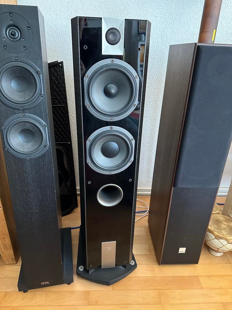 Focal Chorus 816 V Vloerstaande Luidsprekers (Paar), Gebruikt, 120 watt of meer, Front, Rear of Stereo speakers, Ophalen