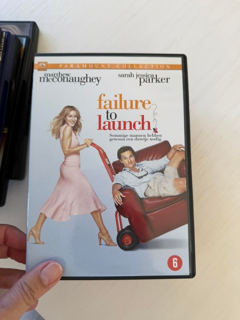 Dvd Failure to launch (Sarah Jessica Parker/M. McConaughey), Vanaf 6 jaar, Ophalen of Verzenden, Zo goed als nieuw, Romantische komedie