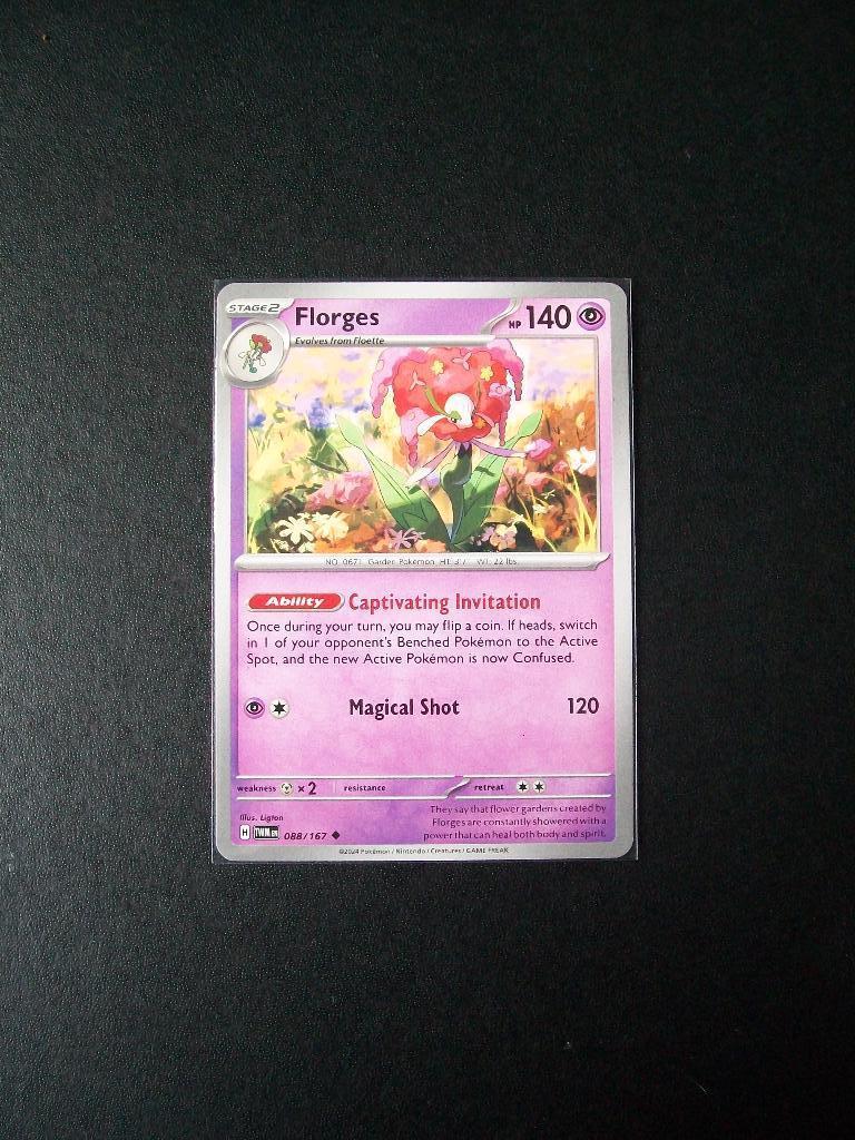 9830. Nieuwe Pokemon Kaart FLORGES HP 140 (088/167), Verzenden, Nieuw, Losse kaart