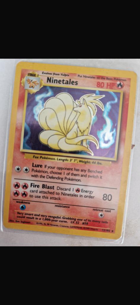 Ninetales, Hobby en Vrije tijd, Verzamelkaartspellen | Pokémon, Ophalen, Zo goed als nieuw