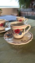 Sarreguemines koffiekopjes, Antiek en Kunst, Ophalen of Verzenden