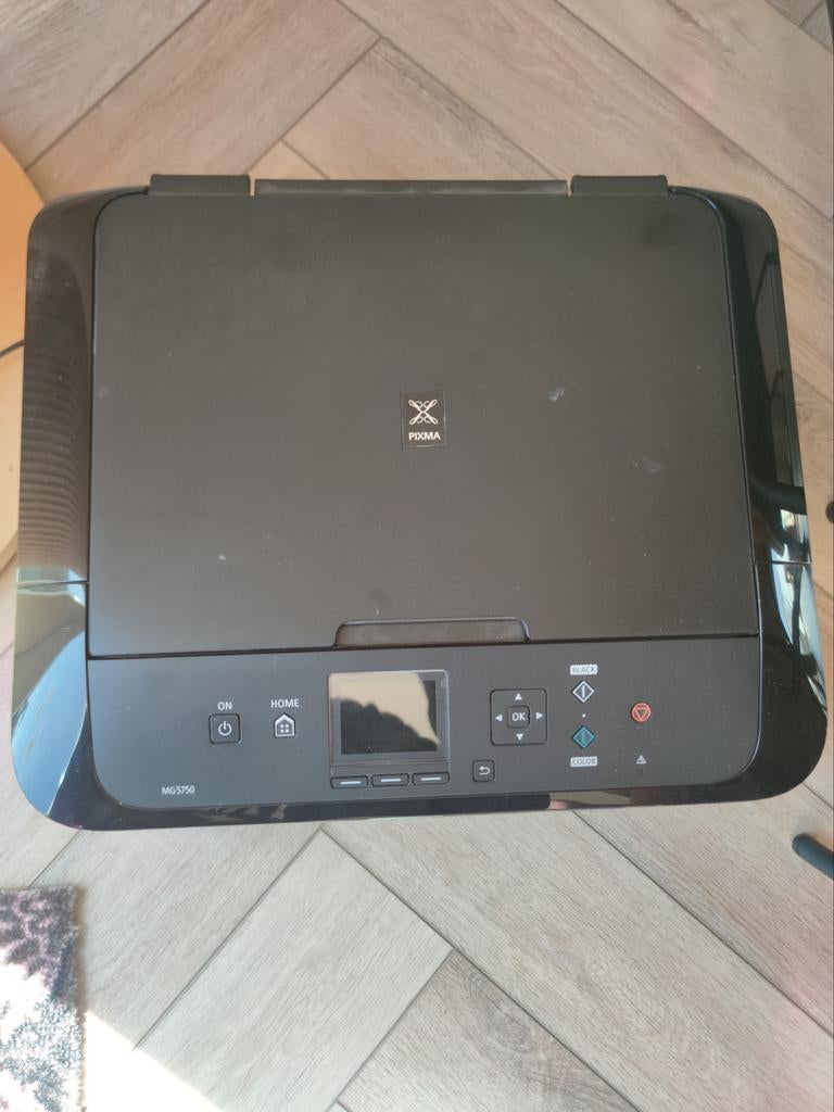 Canon MG5750 printer met inktpatronen (met kuren), Computers en Software, Printers, Ophalen, Kleur printen, Canon, Inkjetprinter