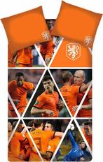 KNVB voetbal dekbedovertrek 1pers MEGA SALE, Eenpersoons, Verzenden, Dekbedovertrek, Nieuw