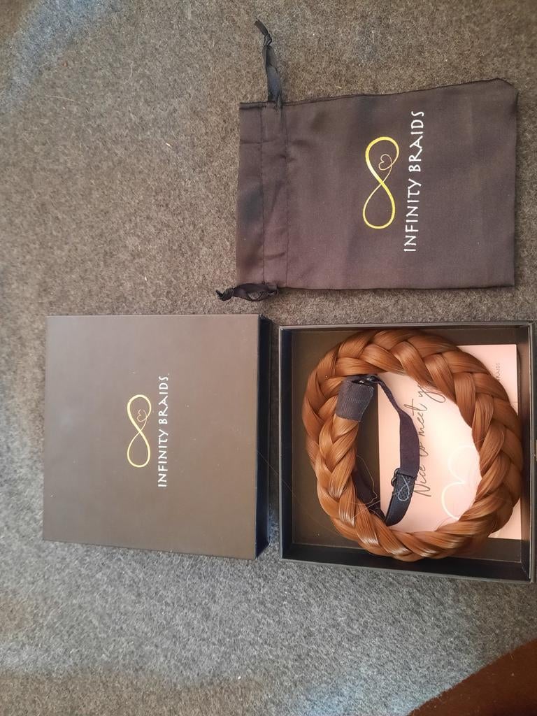 Infinity Braids haarband ( Bruin ) Nieuw, Ophalen of Verzenden, Nieuw, Overige typen