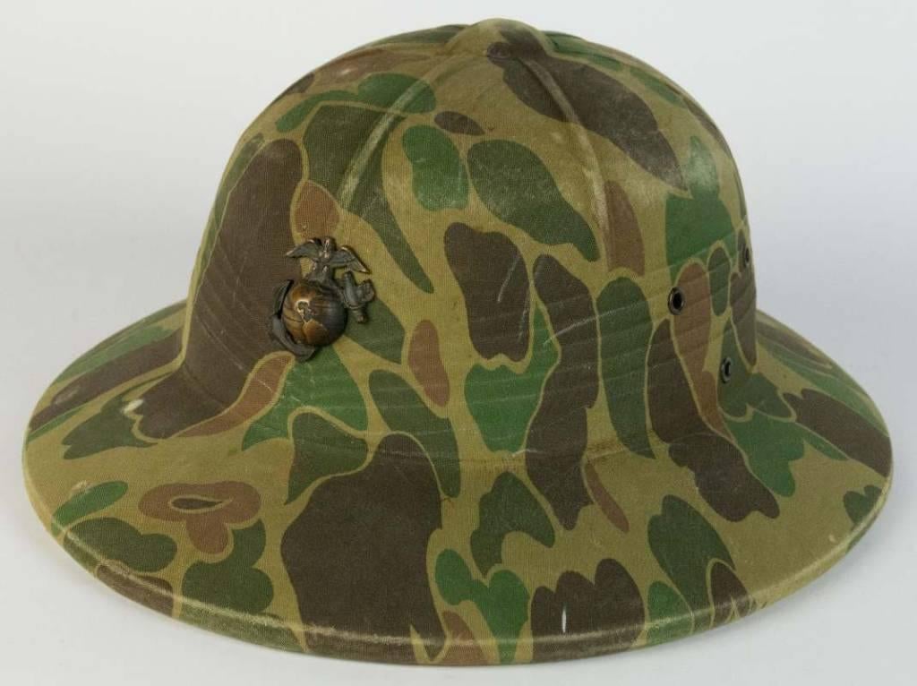 USMC camo helm, Verzamelen, Ophalen of Verzenden, Marine, Amerika, Helm of Baret