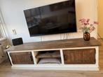 Tv meubel landelijk, 150 tot 200 cm, Ophalen of Verzenden, Zo goed als nieuw, Minder dan 100 cm