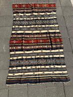 Marokko Kilim Handgeweven ( Morocco Kilim ) 245 x 144, Wol, 200 cm of meer, Ophalen of Verzenden, Zo goed als nieuw
