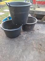 Waterlelie bakken of boom bakken met draingaten weg=weg, Ophalen, Rond, Kunststof