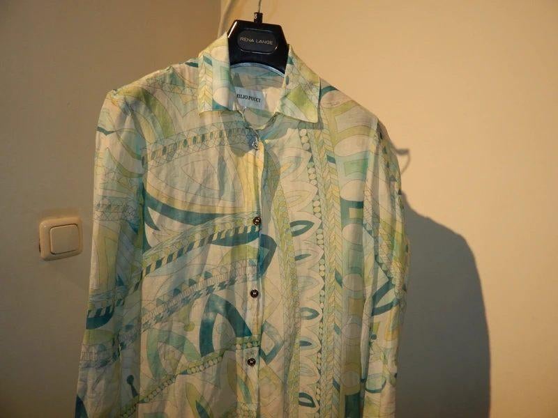 Emilio Pucci deels zijde jumpsuit mooie kleurrijke print S, Kleding | Dames, Overige kleuren, Verzenden, Emilio Pucci, Zo goed als nieuw