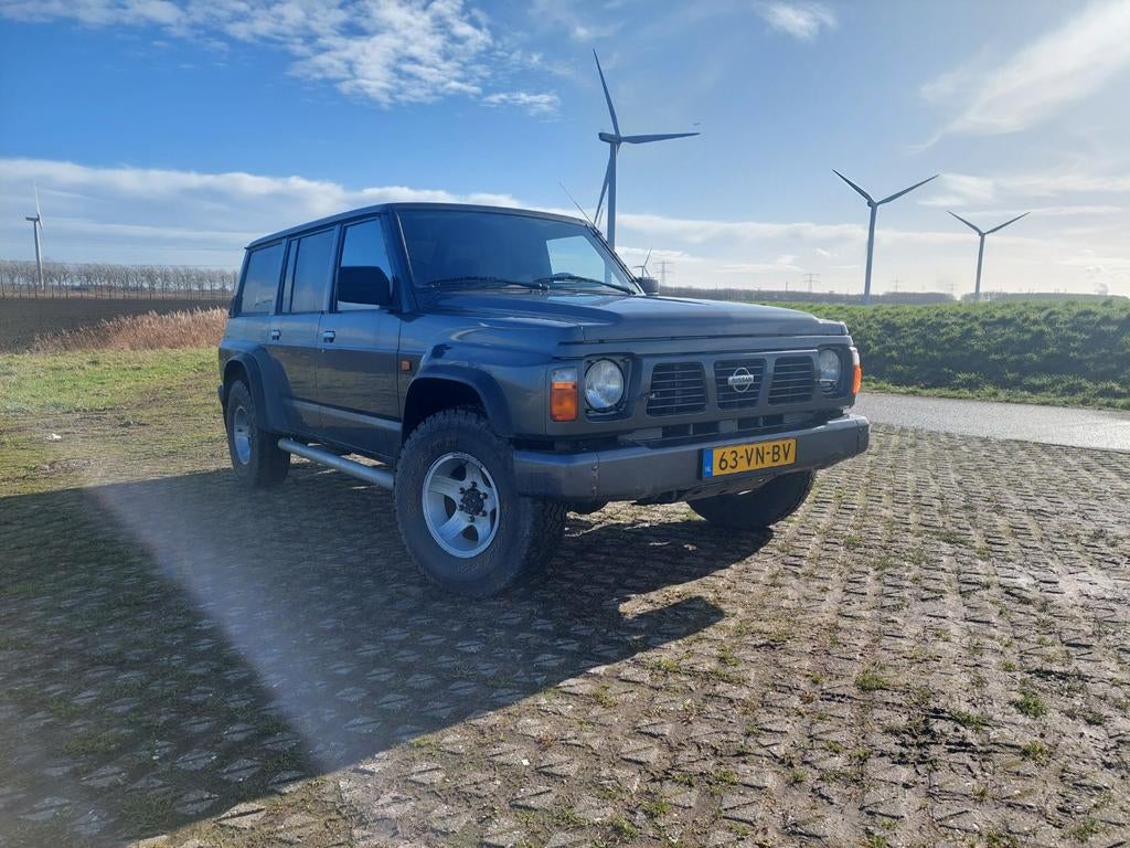 Nissan Patrol 2.8td LWB 1992, Auto's, Bestelauto's, Stof, Origineel Nederlands, Particulier, Te koop