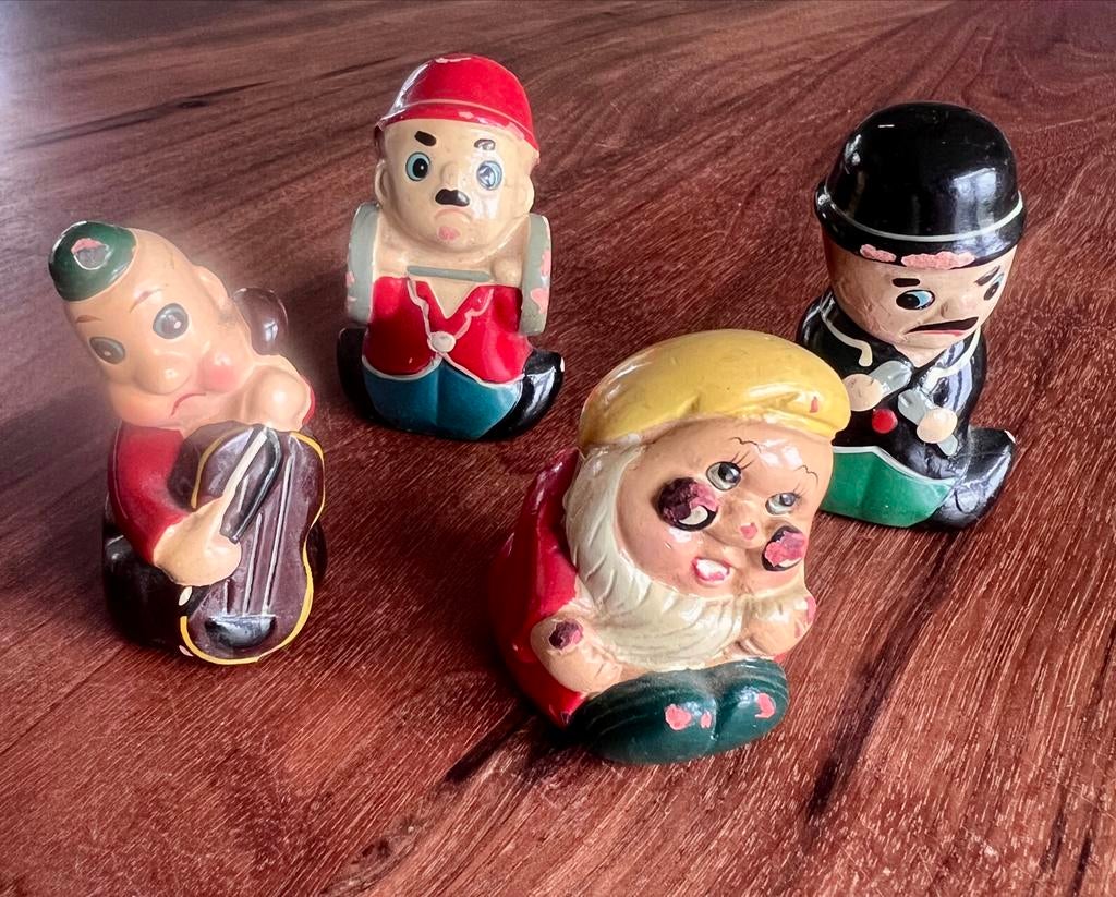 4 oude keramische puntenslijpers - 1950-1970, Verzamelen, Ophalen of Verzenden, Gebruikt
