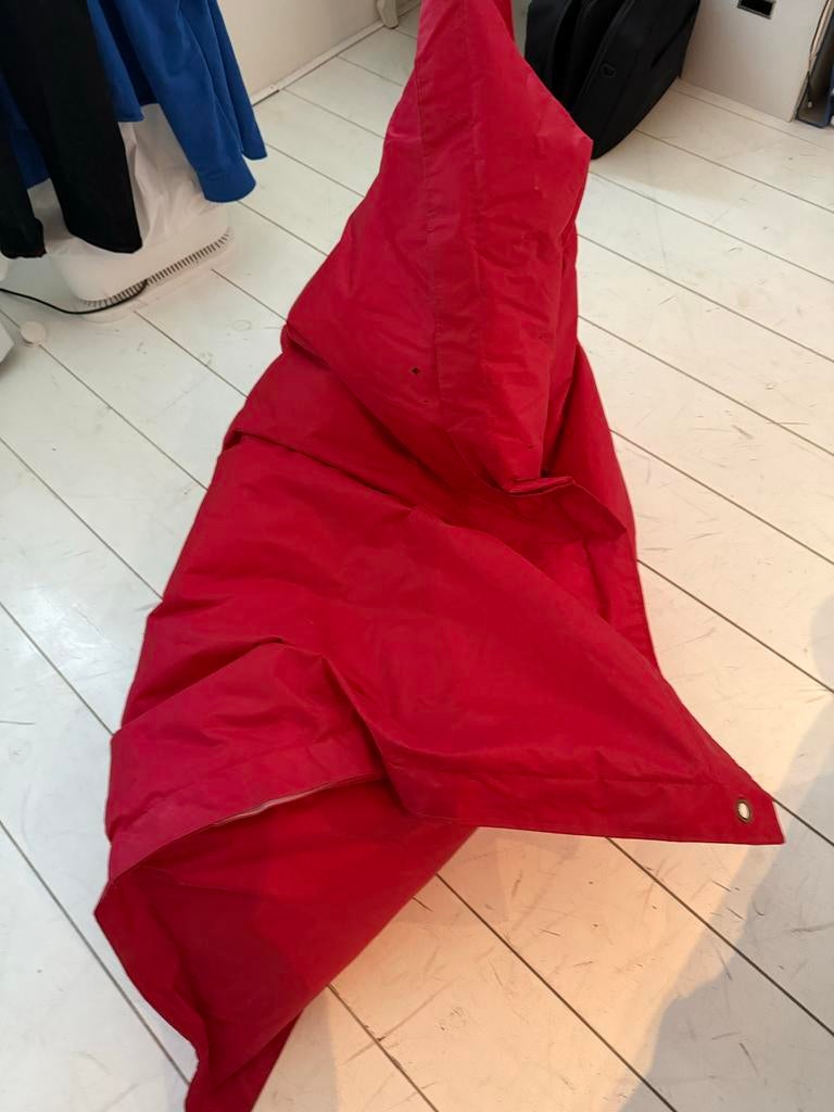 Rode zitzak- Zo goed als nieuw, Huis en Inrichting, Zitzakken, Ophalen of Verzenden, Zo goed als nieuw, Rood, Overige typen