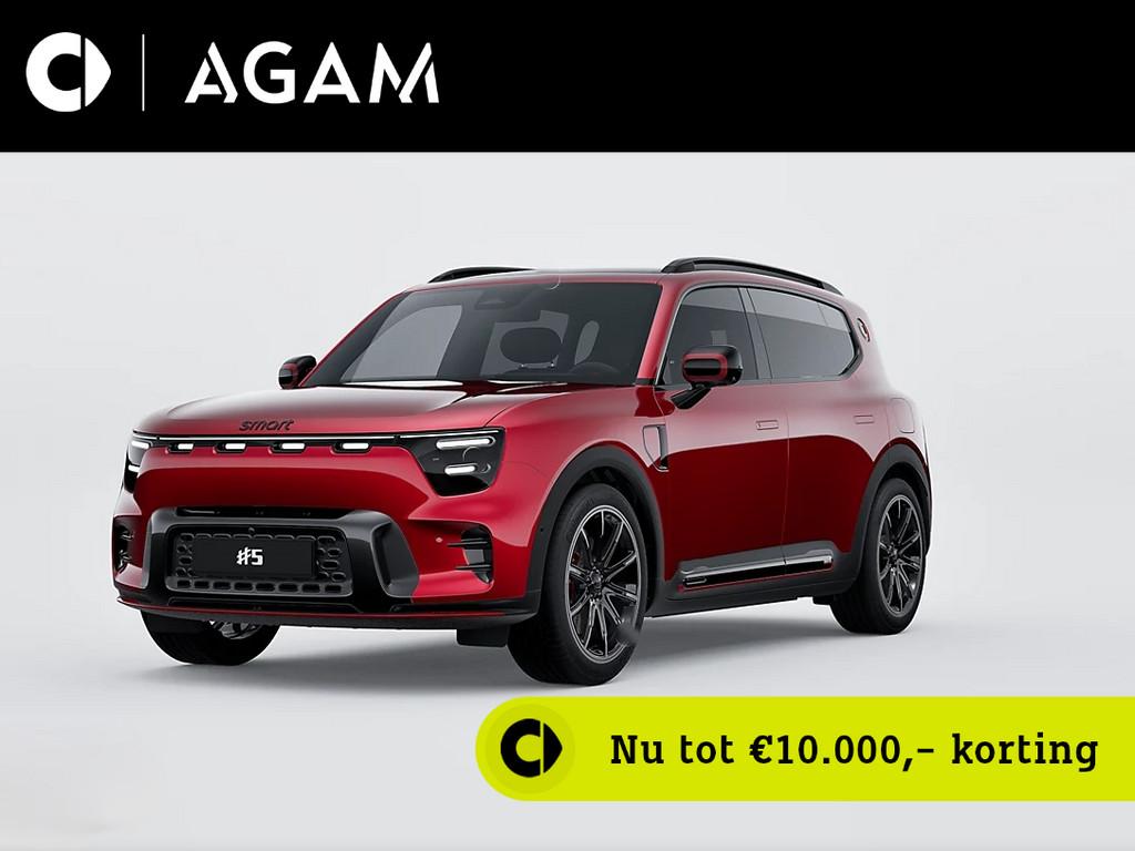 smart #5 Brabus 100 kWh, Auto's, Smart, Automaat, 2378 kg, 540 km, Verwarming stoelen achter