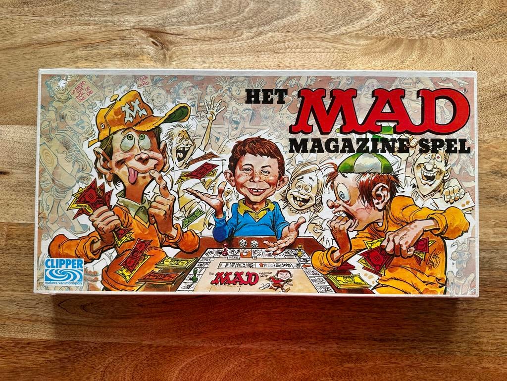 MAD Het magazine spel / Clipper, Hobby en Vrije tijd, Gezelschapsspellen | Bordspellen, Drie of vier spelers, Ophalen of Verzenden