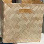 IKEA BULLIG Bamboe Mand - Opberger met handgrepen, Ophalen, Mand, Zo goed als nieuw, Rechthoekig