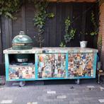 Buitenkeuken ( excl.Big Green Egg) Industrieel Design, Ophalen, Gebruikt, Houtskool, Vrijstaand
