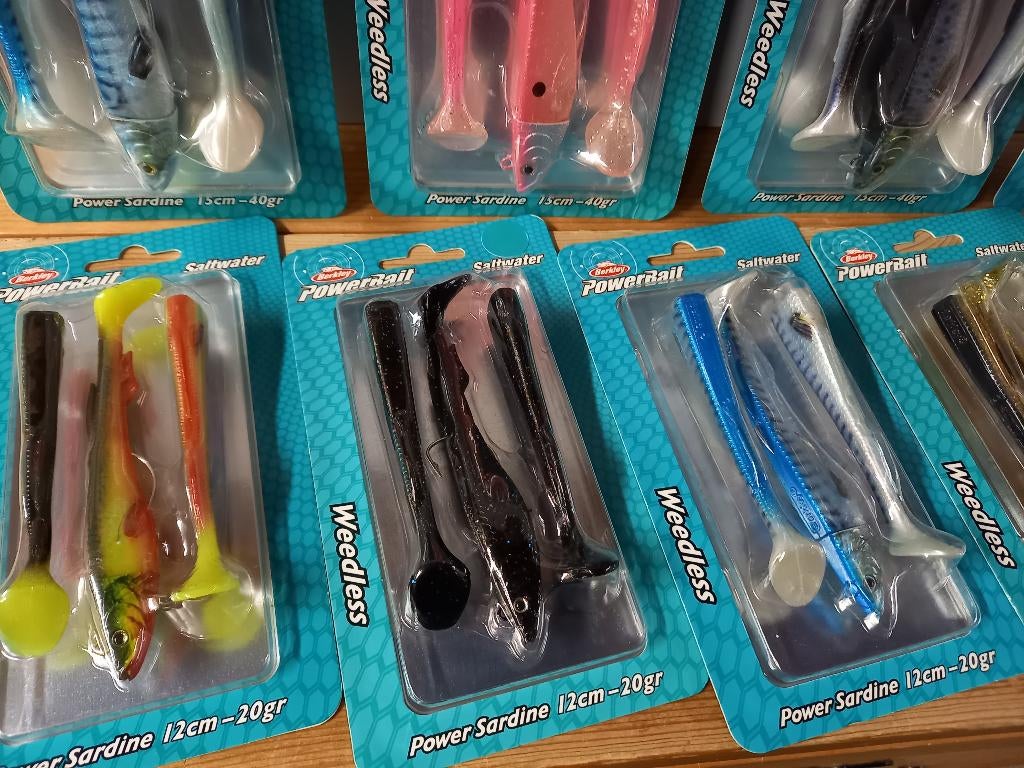 Weedless Zeebaars kunstaas: Power Sardine 12/15cm, Tinstraat, Nieuw, Ophalen of Verzenden, Info@purefishing.com