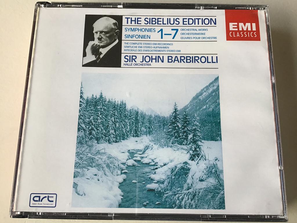 The Sibelius Edition symphonies 1-7 / John Barbirolli 5CDBOX, Ophalen of Verzenden, Romantiek, Zo goed als nieuw, Orkest of Ballet