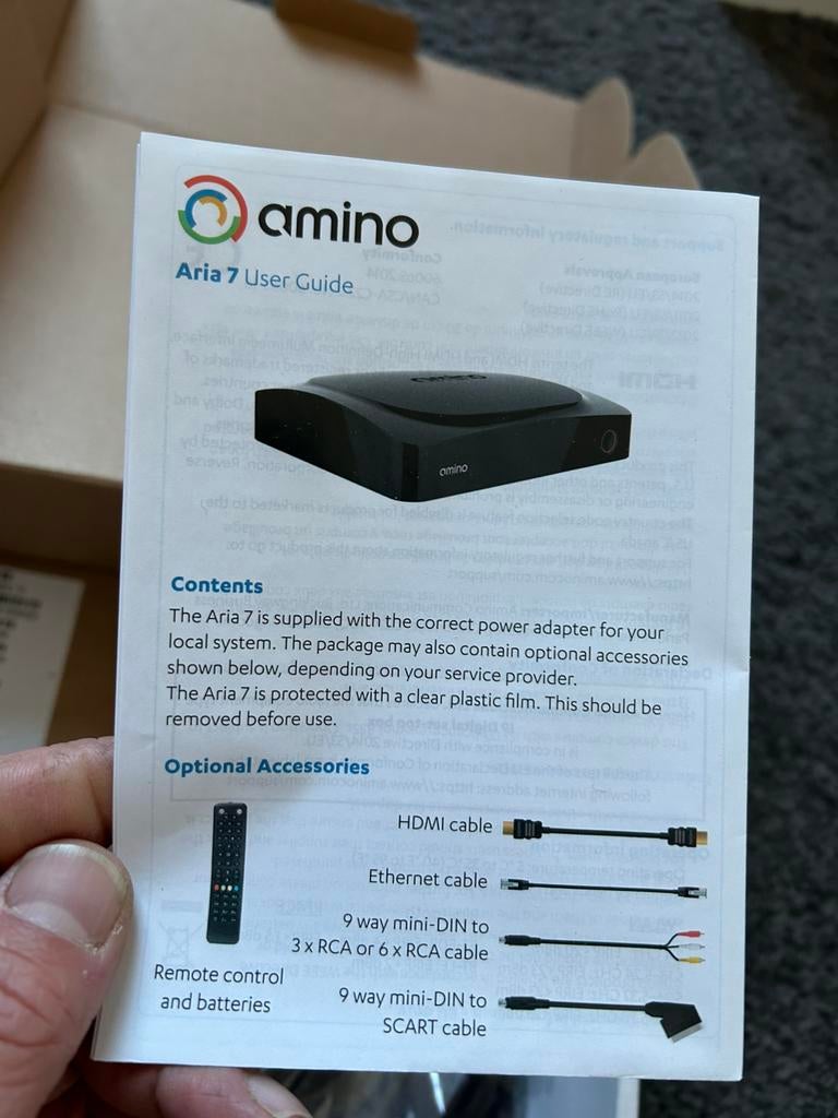 Amino Aria 7 decoder, Ophalen of Verzenden, Nieuw, HDMI