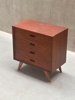 Vintage Retro Ladekastje Jaren ‘60 (Fristho), Gebruikt, 3 of 4 laden, X, Minder dan 100 cm