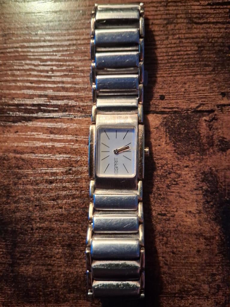 Esprit Dames Horloge - Stijlvol en Tijdloos, Sieraden, Tassen en Uiterlijk, Horloges | Dames, Staal, Gebruikt, Staal, Ophalen of Verzenden