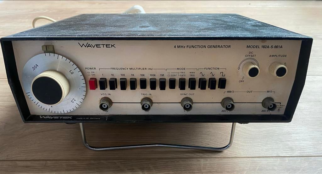 Wavetek 182A Functiegenerator - Vintage Testapparatuur, Ophalen of Verzenden, Gebruikt, Overige meters