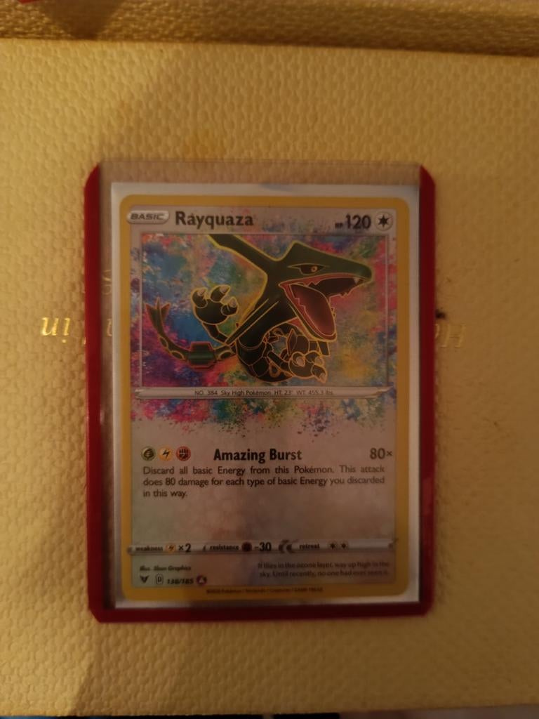Rayquaza 138/185 Vivid Voltage, Ophalen, Nieuw, Losse kaart, Foil