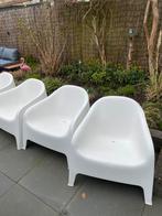 Witte tuinstoelen Ikea Skarpo, Ophalen, Gebruikt, Kunststof