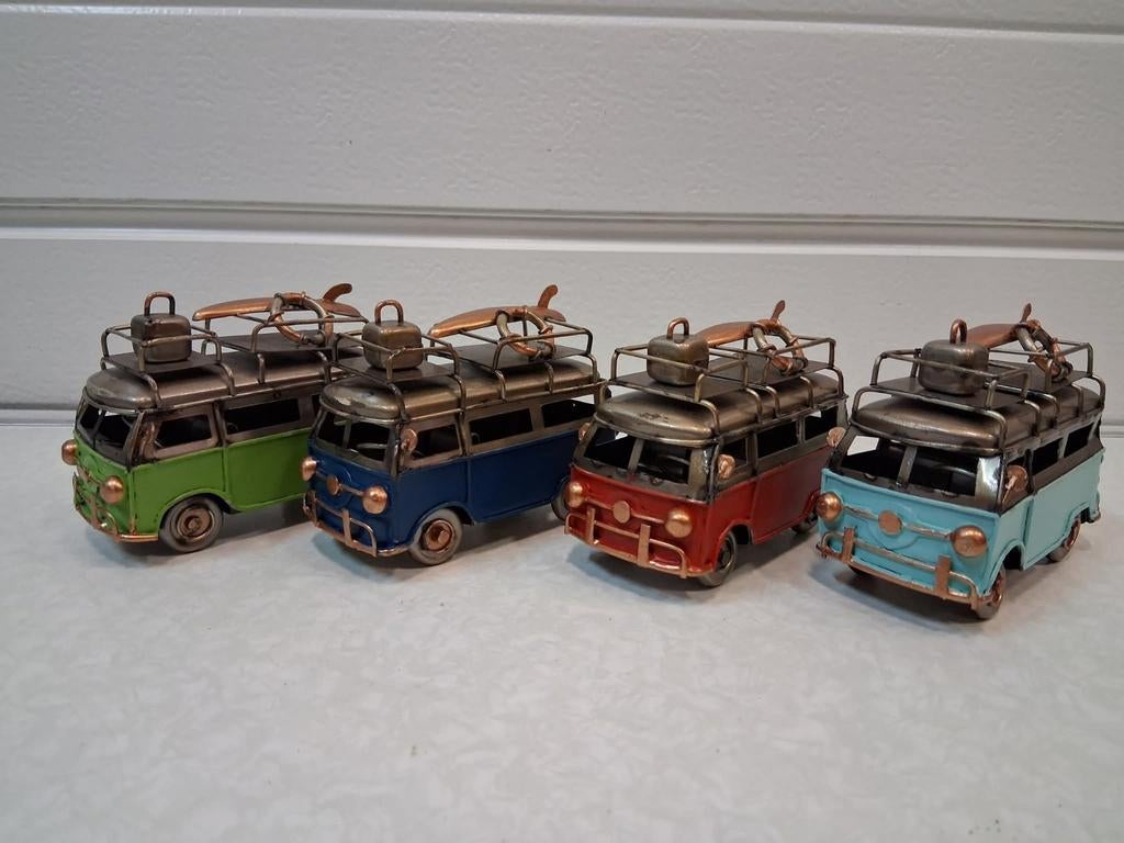 Camper-bus klein van metaal, Ophalen of Verzenden, Nieuw, Bus of Vrachtwagen