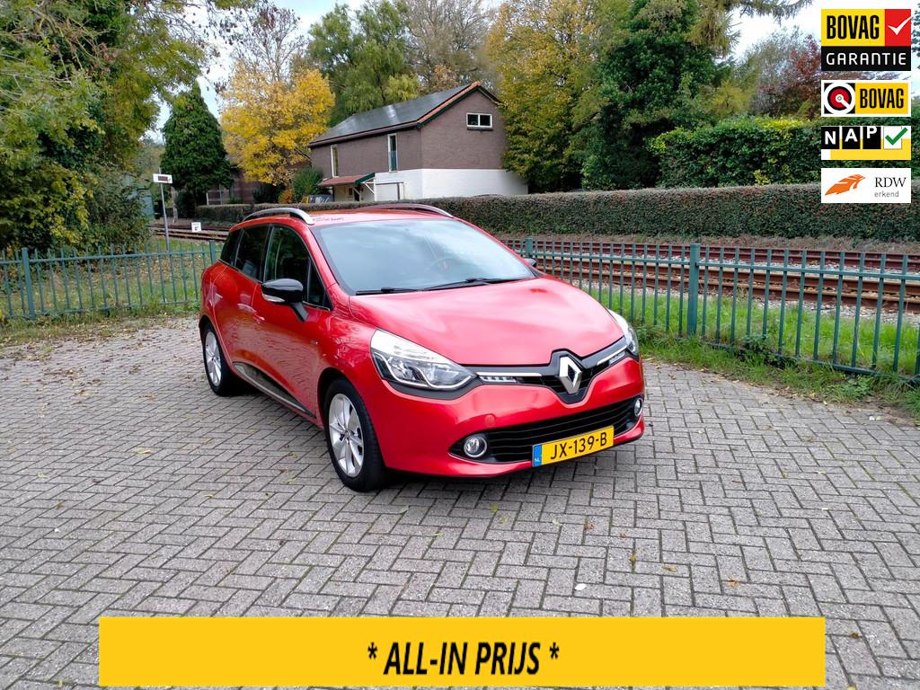 Renault Clio Estate 0.9 TCe Limited airco navi lage km ALLIN, Auto's, Voorwielaandrijving, Stof, Gebruikt, 580 kg