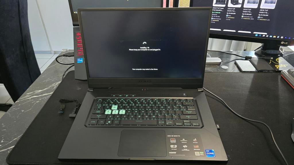 Asus tuf dash F15, Computers en Software, Windows Laptops, Gebruikt, 15 inch, SSD, 3 tot 4 Ghz, 16 GB, Qwerty, Met videokaart