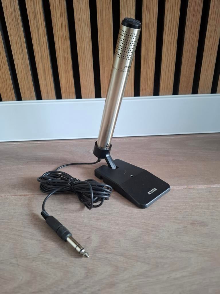 Philips N8500 Vintage Microfoon 1974, Ophalen of Verzenden