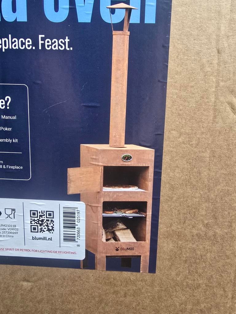 Multifunctionele Pizza Oven - Nieuw in Doos, Tuin en Terras, Ophalen of Verzenden, Nieuw, BluMill