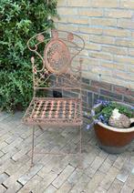 Brocant roestig bistro stoeltje, Antiek en Kunst, Ophalen