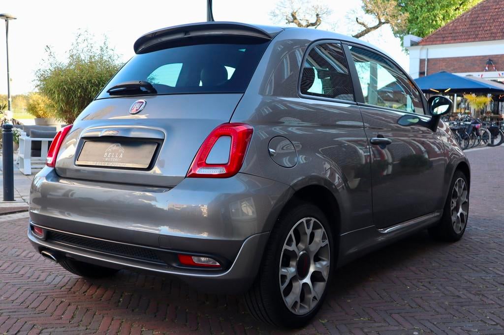 Fiat 500 1.2 S | Sport | Digitale cockpit | Navigatie | Auto, Auto's, Fiat, Voorwielaandrijving, Gebruikt, Zwart, Leder en Stof