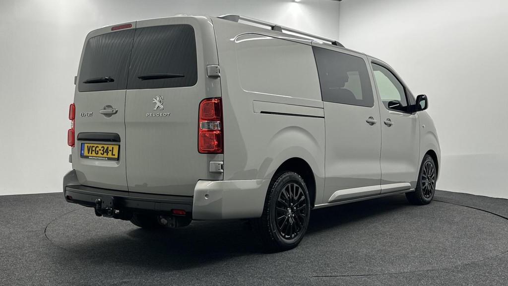 Peugeot Expert Bestel 2.0 BlueHDI 120 Long Asphalt DC LEER C, Auto's, Bestelauto's, Gebruikt, 4 cilinders, Met garantie (alle)