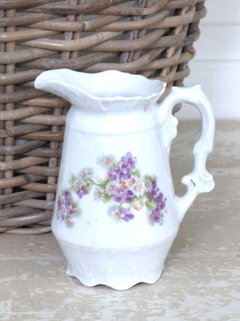 Franse kan “Viooltjes & madeliefjes”, Antiek en Kunst, Ophalen of Verzenden