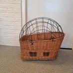 Hondenmand riet/ achterop de fiets, Ophalen of Verzenden, Zo goed als nieuw, Riet