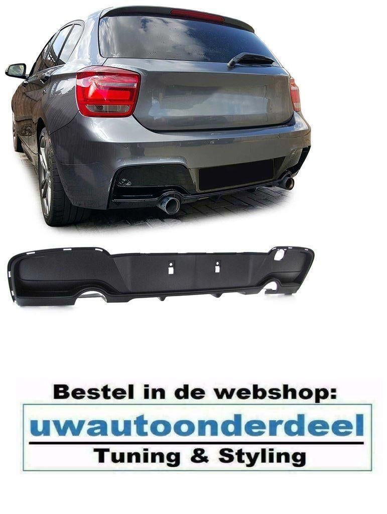 Achterbumper Diffuser Mat Zwart 135i Look Bmw 1 Serie F20 F2, Verzenden