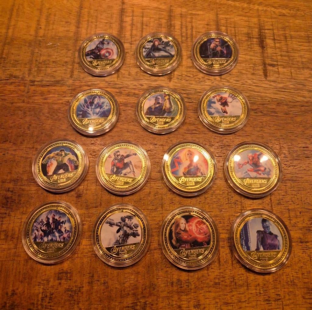 Avengers Marvel munten / coin., Ophalen of Verzenden, Buitenland, Munten