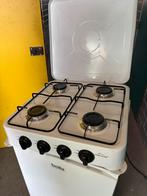 Vierpits gasstel (voor op de camping), Ophalen, 4 kookzones, Zo goed als nieuw, Gas