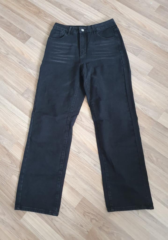 Zwarte Shein jeans - Maat M, Kleding | Dames, Broeken en Pantalons, Maat 38/40 (M), Zwart, Ophalen of Verzenden, Zo goed als nieuw