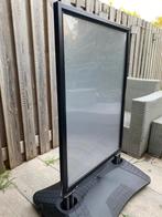 A0 Stoepbord / Reclamebord (84 x 118,8 cm) Zwart Metaal, Ophalen, Nieuw, Reclamebord