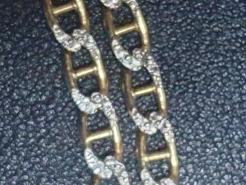 Super mooie en aparte 18 kr gouden ketting gekeurd 750 beschikbaar voor biedingen