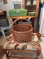 Oude Brocante Rieten Mand, Ophalen of Verzenden